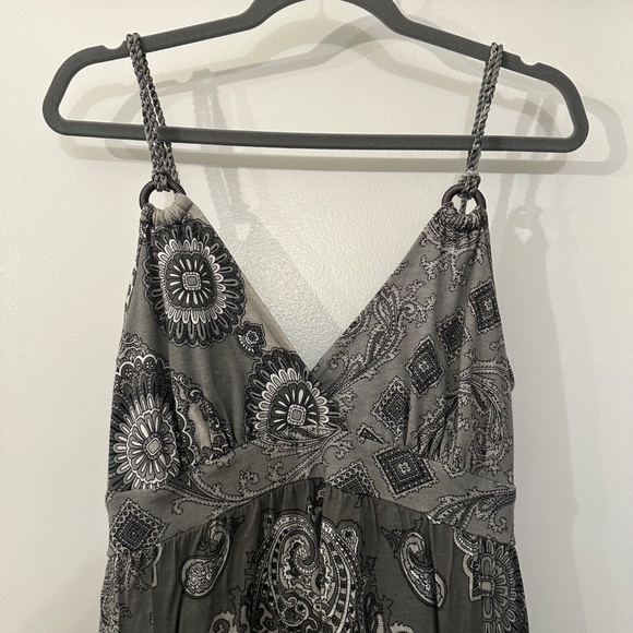 LUCKY BRAND EMPIRE WAIST LONG DRESS - M - Picture 2 of 6